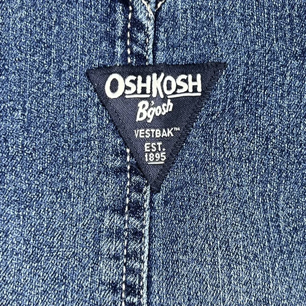 OshKosh B'Gosh Logo Denim‎ Overalls Toddler Coveralls Play, Farm, Everyday Sz 3T
